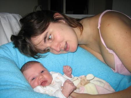 le réveil avec maman